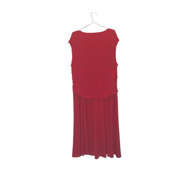 CHAPS Red Dress sleeveless size 22W - Picture 2 of 5